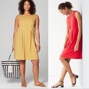 J Jill pleated a line dress